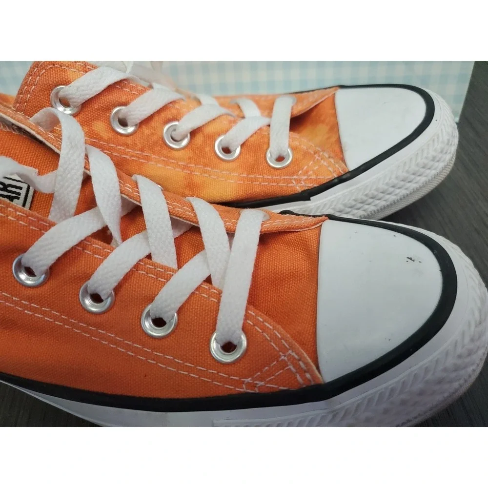 CONVERSE ALL STAR Unisex Sneakers Shoes Orange Chuck Taylor Sz M 4/ W6 - Picture 7 of 11
